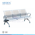 AG-TWC004 stainless steel three seats reception hospital waiting chair